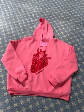 Edikted Hot Pink Pullover Hoodie